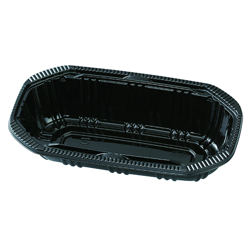 エフピコチューパ 果物トレー　FR-12 黒 CP003746 100枚/袋（ご注文単位12袋）【直送品】