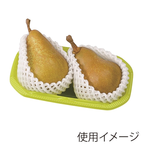 エフピコチューパ 果物トレー FR-13 グリーン CP003775 100枚/袋(ご注文単位10袋)【直送品】