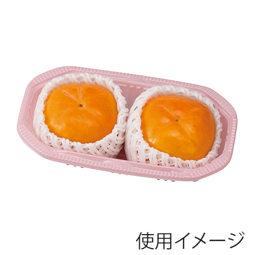 エフピコチューパ 果物トレー FR-12 ピンク CP003797 100枚/袋(ご注文単位12袋)【直送品】