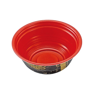 エフピコチューパ 丼容器 MFP極み丼-361 本体 上杉赤 50枚/袋(ご注文単位16袋)【直送品】