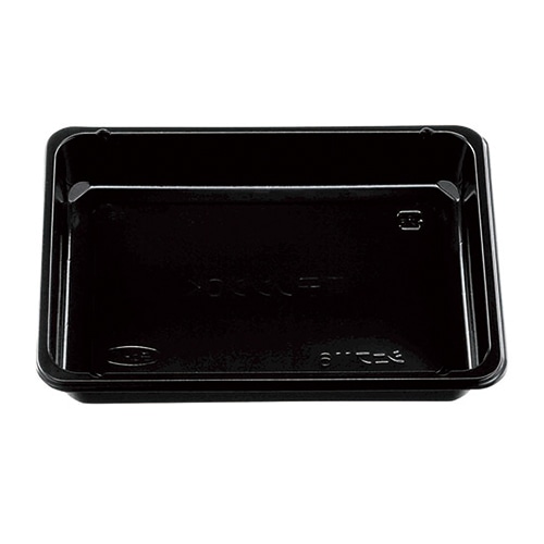 エフピコチューパ 丼容器　シェフ角丼　シェフ116　本体  黒 50枚/袋（ご注文単位24袋）【直送品】