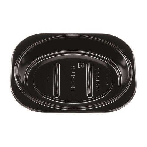 エフピコチューパ プレート容器　シェフパスタ　シェフ622　本体  黒 50枚/箱（ご注文単位24箱）【直送品】