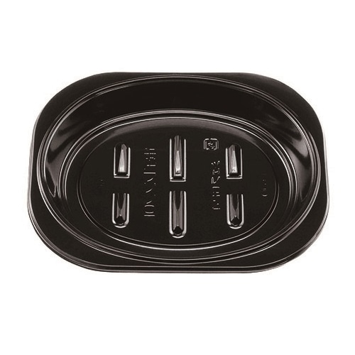 エフピコチューパ プレート容器　シェフパスタ　シェフ624　黒本体  黒 50枚/箱（ご注文単位16箱）【直送品】