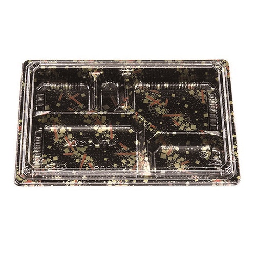 エフピコチューパ 弁当容器　松花堂　本体・蓋セット 203 金流 100組/袋（ご注文単位4袋）【直送品】