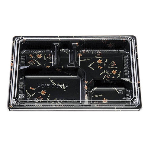 エフピコチューパ 弁当容器　松花堂　本体・蓋セット 203 都 100組/袋（ご注文単位4袋）【直送品】