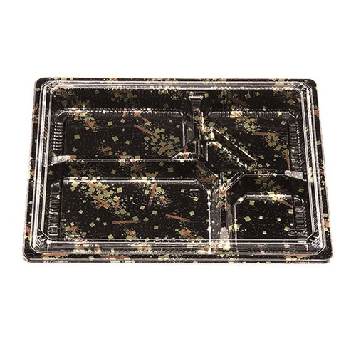 エフピコチューパ 弁当容器　松花堂　本体・蓋セット 205 金流 50組/袋（ご注文単位8袋）【直送品】