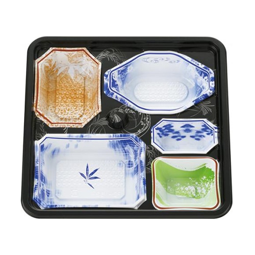 エフピコチューパ 仕出し容器 PZ-132-1 共蓋セット おもむき 20セット/袋(ご注文単位10袋)【直送品】