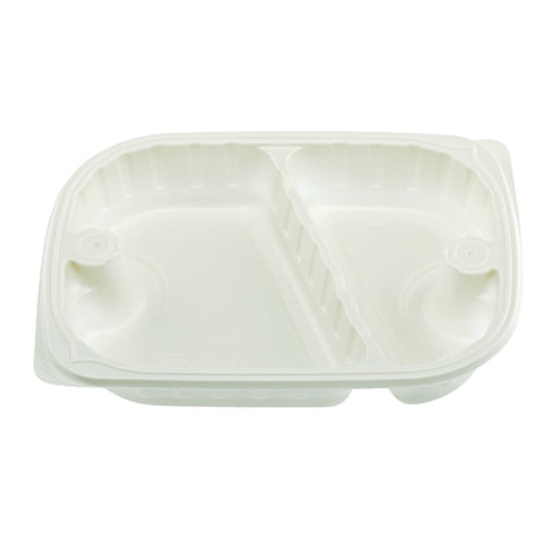 エフピコチューパ トップシール対応弁当容器　CN-1-2　本体  クリーム 50枚/袋（ご注文単位12袋）【直送品】