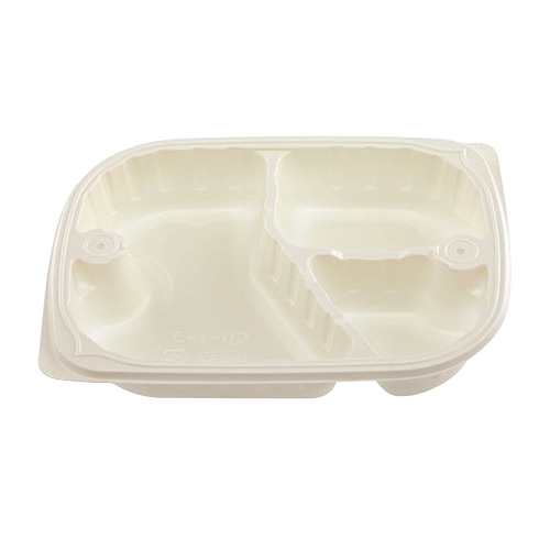 エフピコチューパ トップシール対応弁当容器　CN-1-3　本体  クリーム 50枚/袋（ご注文単位12袋）【直送品】