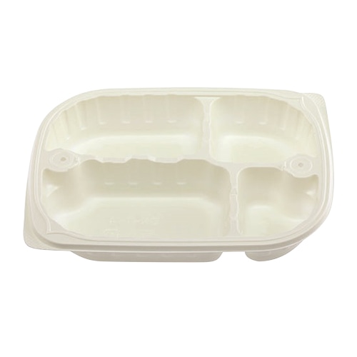 エフピコチューパ トップシール対応弁当容器　CN-1-4　本体  クリーム 50枚/袋（ご注文単位12袋）【直送品】