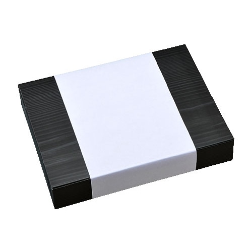 エフピコチューパ 仕出し弁当容器 紙ボックス一体型 70-55 黒木目 50枚/袋