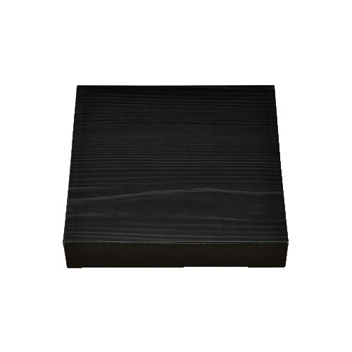 エフピコチューパ 仕出し弁当容器 紙ボックス一体型 70-70 黒木目 50枚/袋