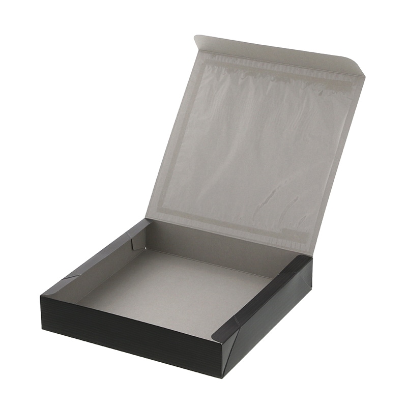 エフピコチューパ 仕出し弁当容器 紙ボックス一体型 70-70 黒木目 50枚/袋