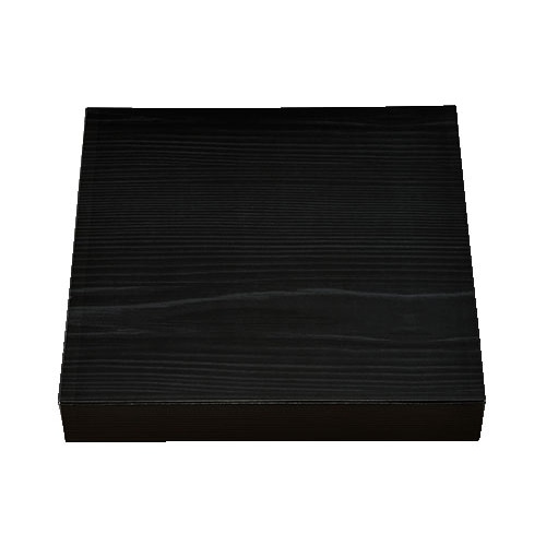 エフピコチューパ 仕出し弁当容器 紙ボックス一体型 80-80 黒木目 50枚/袋