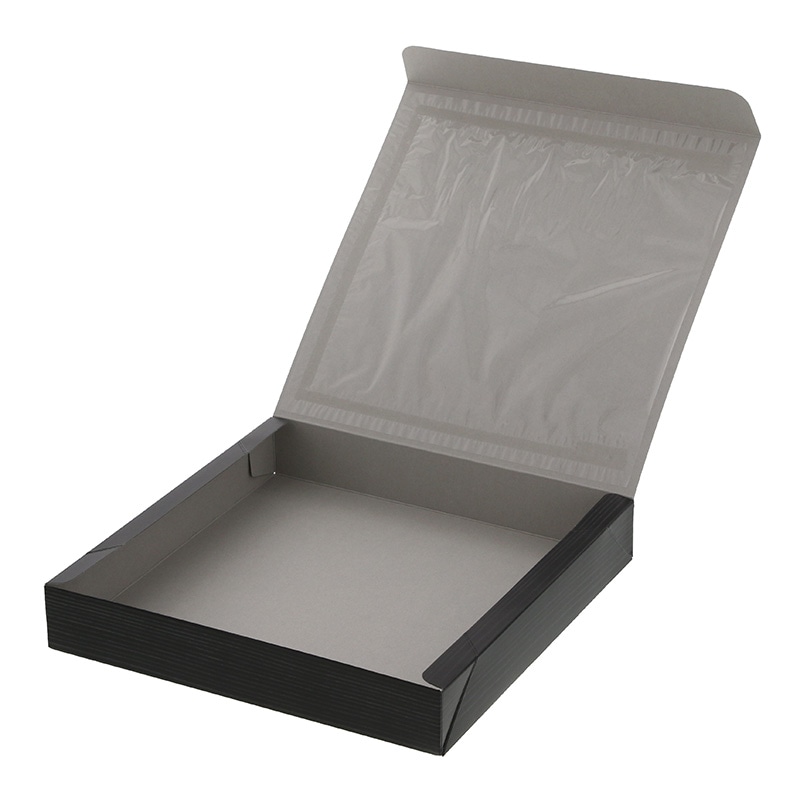 エフピコチューパ 仕出し弁当容器 紙ボックス一体型 80-80 黒木目 50枚/袋