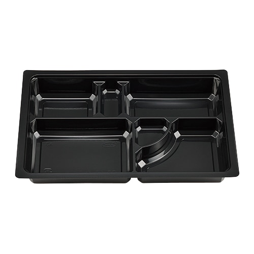 エフピコチューパ 仕出し弁当容器 紙ボックスMSD中仕切 90-60 C-5 黒 50枚/袋