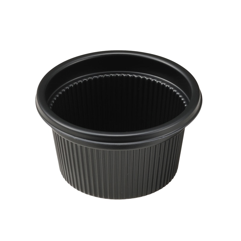 エフピコチューパ ポーション容器 オンスカップ 本体 1/2オンス 黒 50個/袋