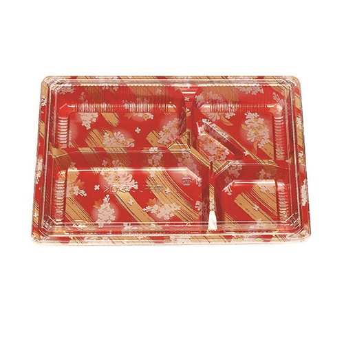 エフピコチューパ 弁当容器　松花堂　本体・蓋セット 205 よしの 50組/袋（ご注文単位8袋）【直送品】