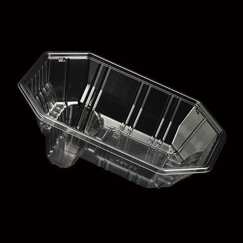 エフピコチューパ 果物トレー　FRプラスL クリア CP003918 100枚/袋（ご注文単位8袋）【直送品】