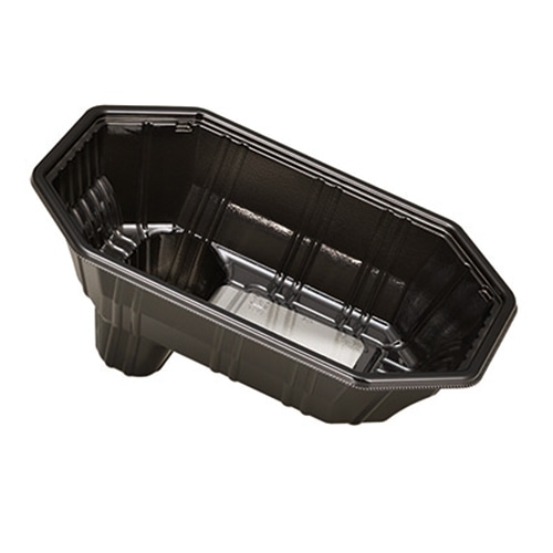 エフピコチューパ 果物トレー　FRプラスL 黒 CP003922 100枚/袋（ご注文単位8袋）【直送品】