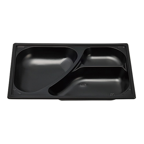 エフピコチューパ 仕出し弁当容器 紙ボックス中仕切 90-60 K-2 黒 50枚/袋