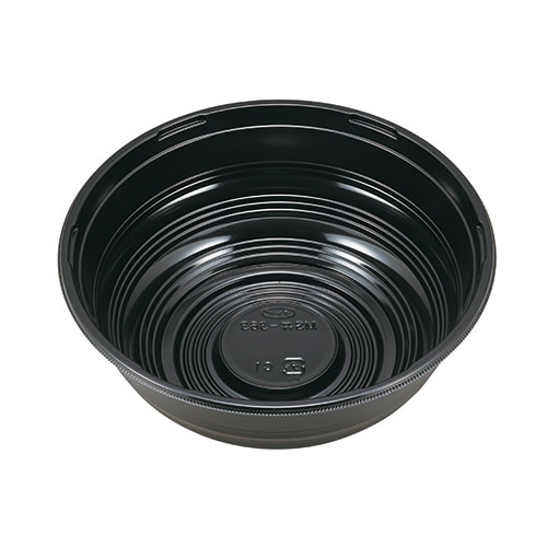エフピコチューパ 丼容器 MS丼-360-B 本体 黒 50枚/袋(ご注文単位20袋)【直送品】