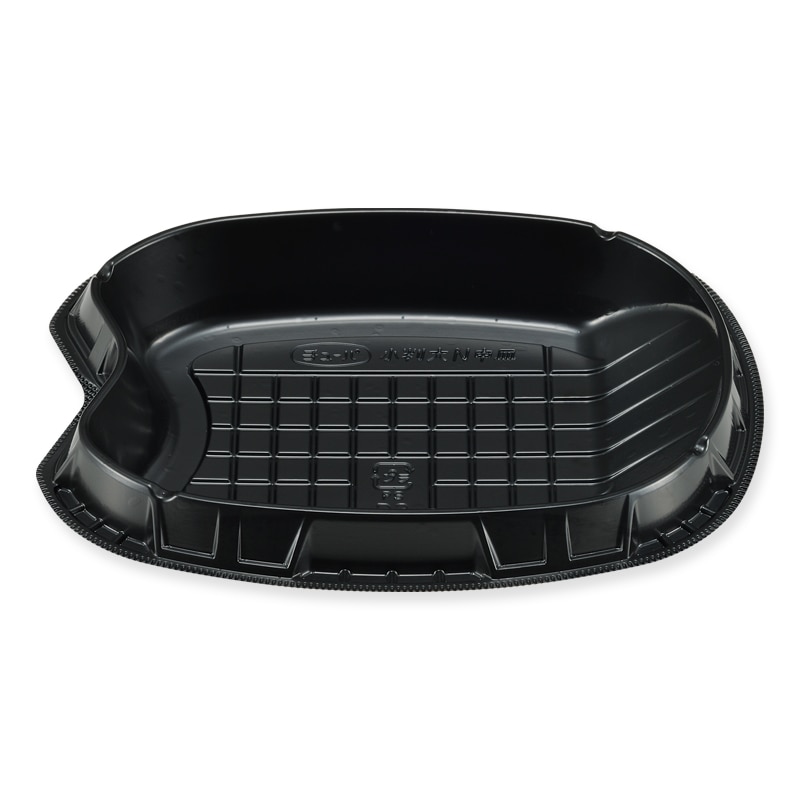 エフピコチューパ 丼容器 CY-丼 中皿 小判大 黒 50枚/袋