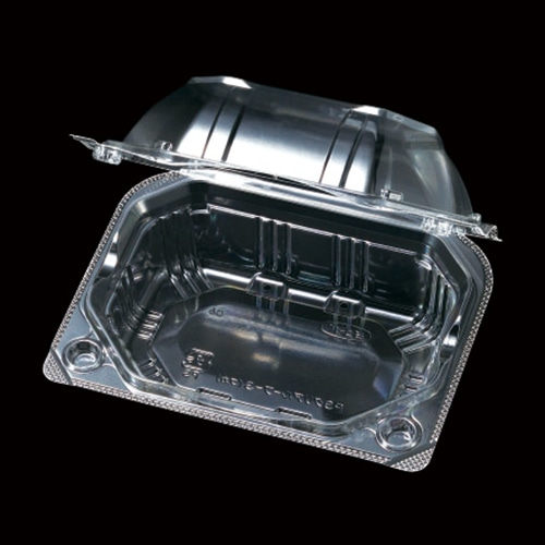 エフピコチューパ 青果物汎用容器　PSクリアルーフS（深） 9H　透明 CP007425 100枚/袋（ご注文単位12袋）【直送品】