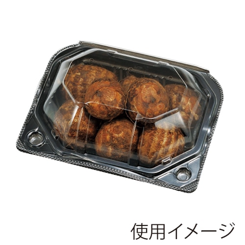 エフピコチューパ 青果物汎用容器 PSクリアルーフS(深) 9H BLW CP007426 100枚/袋(ご注文単位12袋)【直送品】