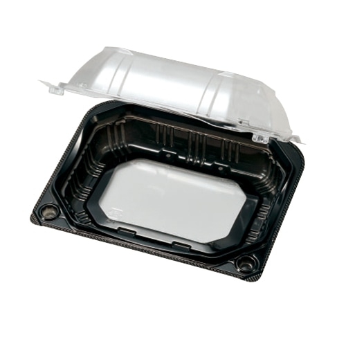 エフピコチューパ 青果物汎用容器　PSクリアルーフM 10H　BLW CP007428 100枚/袋（ご注文単位9袋）【直送品】