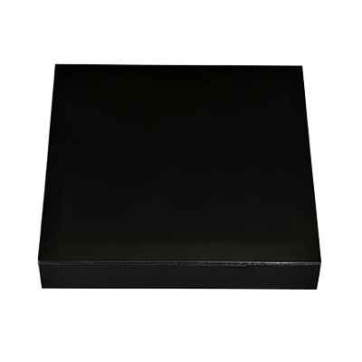 エフピコチューパ 仕出し弁当容器　紙ボックス　一体型 80-80 シャインブラック 50枚/袋（ご注文単位6袋）【直送品】