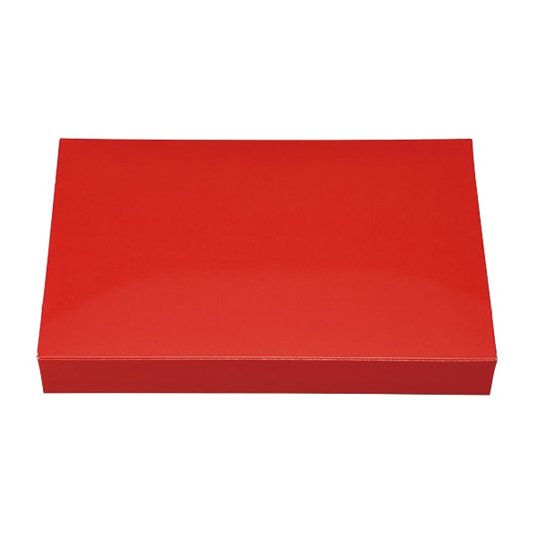 エフピコチューパ 仕出し弁当容器　紙ボックス　一体型 90-60 シャインレッド 50枚/袋（ご注文単位6袋）【直送品】