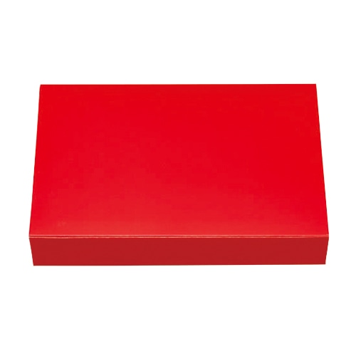 エフピコチューパ 仕出し弁当容器 紙ボックス 一体型 80-55 シャインレッド 50枚/袋(ご注文単位6袋)【直送品】