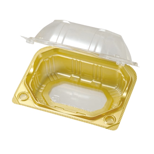 エフピコチューパ 青果物汎用容器　PSクリアルーフS（深） 9H　GLW CP007473 100枚/袋（ご注文単位12袋）【直送品】