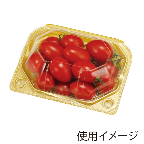 エフピコチューパ 青果物汎用容器 PSクリアルーフS(深) 9H GLW CP007473 100枚/袋(ご注文単位12袋)【直送品】