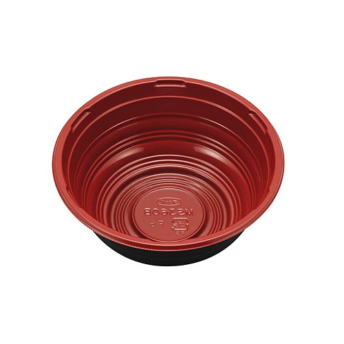 エフピコチューパ 丼容器 MS丼-360-B 本体 うるし赤 50枚/袋(ご注文単位20袋)【直送品】