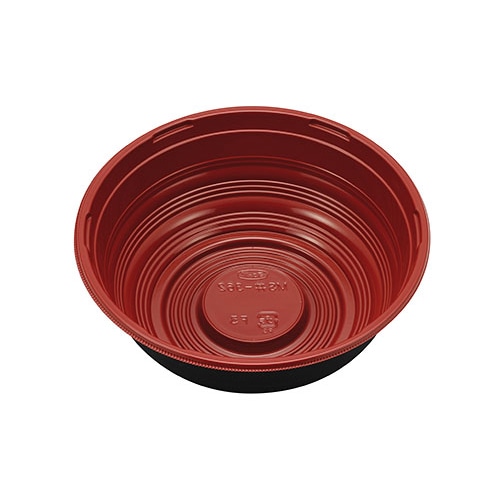 エフピコチューパ 丼容器 MS丼-362 本体 うるし赤 50枚/袋(ご注文単位16袋)【直送品】