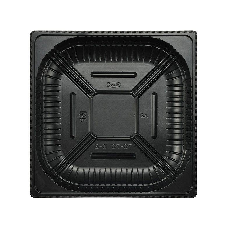 エフピコチューパ 仕出し弁当容器 紙ボックス MSD中仕切 70-70 K-2 黒 50枚/袋(ご注文単位6袋)【直送品】