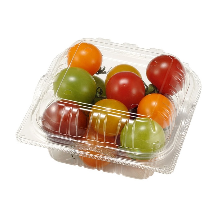 エフピコチューパ ミニトマト容器 YTR180.4H CP007542 100枚/袋(ご注文単位15袋)【直送品】