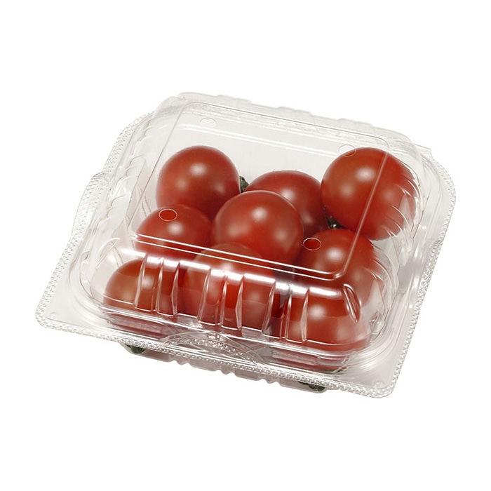 エフピコチューパ ミニトマト容器 YTR100.4H CP007552 100枚/袋(ご注文単位15袋)【直送品】