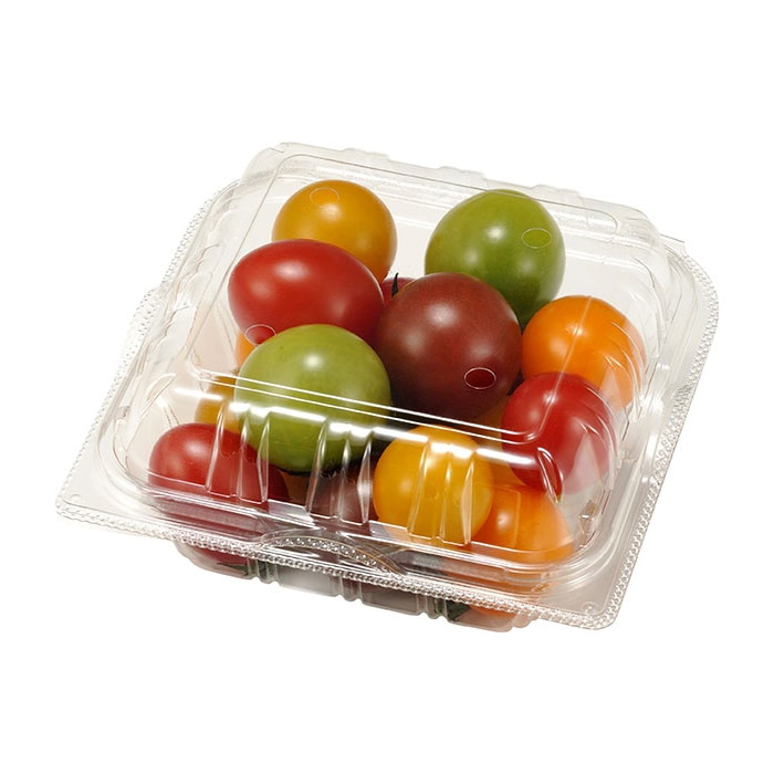 エフピコチューパ ミニトマト容器 YTR190.4H CP007554 100枚/袋(ご注文単位12袋)【直送品】