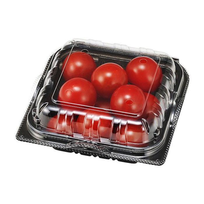エフピコチューパ ミニトマト容器 YTR100.4H BLW CP007566 100枚/袋(ご注文単位15袋)【直送品】