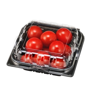 エフピコチューパ ミニトマト容器 YTR100.4H BLW CP007566 100枚/袋(ご注文単位15袋)【直送品】