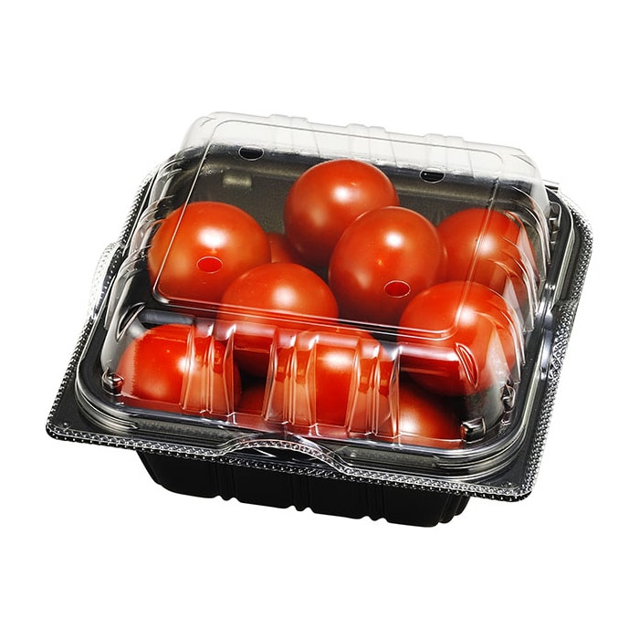 エフピコチューパ ミニトマト容器 YTR200.4H BLW CP007571 100枚/袋(ご注文単位8袋)【直送品】