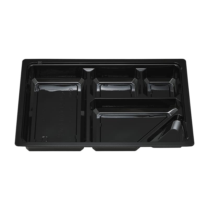 エフピコチューパ 仕出し弁当容器 紙ボックス エコAP中仕切 90-60 黒 CP510224 50枚/袋（ご注文単位6袋）【直送品】