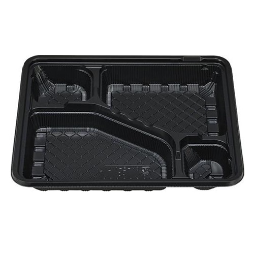 エフピコチューパ 弁当容器 CY-2-1 本体 L 黒 50枚/袋(ご注文単位12袋)【直送品】