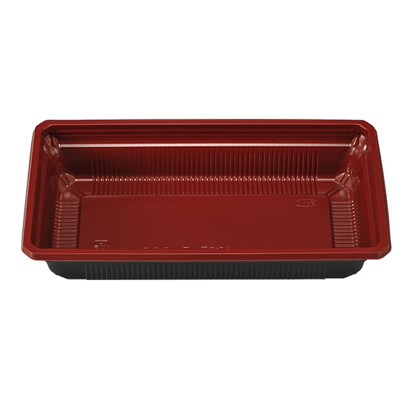 エフピコチューパ 折箱容器 紙折FIT 内装 302-1 うるし赤 50枚/袋(ご注文単位12袋)【直送品】