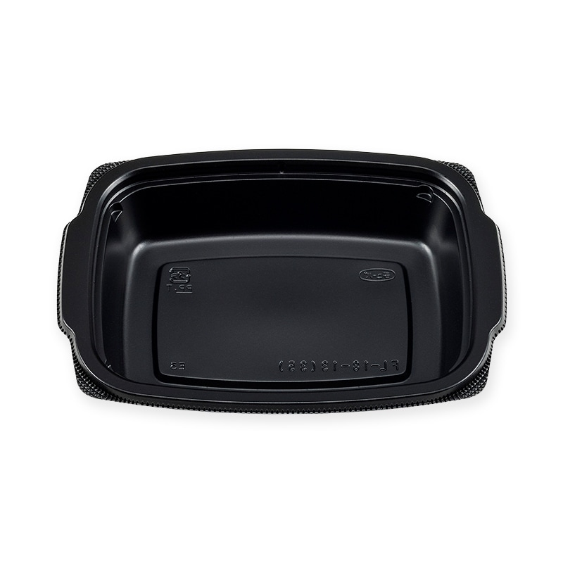 エフピコチューパ 食品トレー　冷凍対応　本体 FL-18-13（35） 黒 50枚/袋（ご注文単位12袋）【直送品】