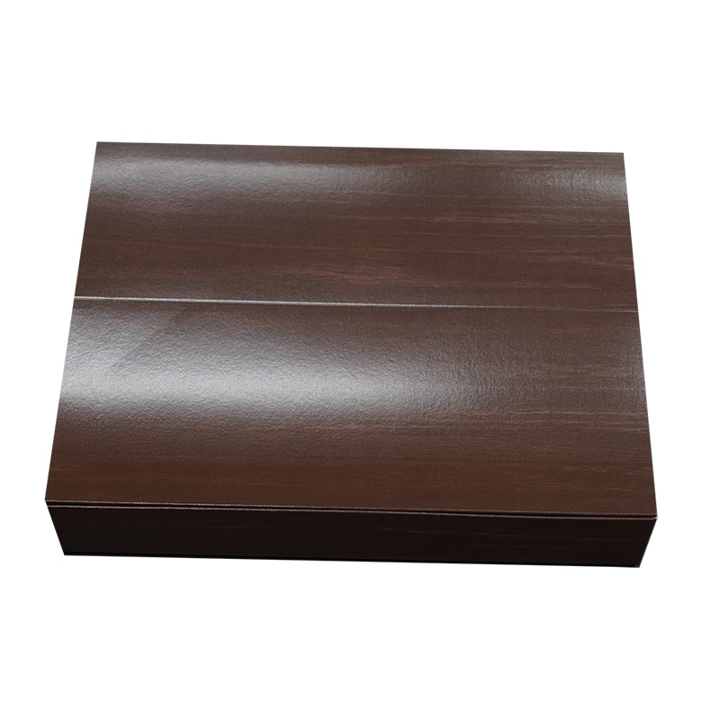 エフピコチューパ 仕出し弁当容器 紙ボックス エコ折蓋 70-55 FSM ダークウッド 50枚/袋(ご注文単位6袋)【直送品】