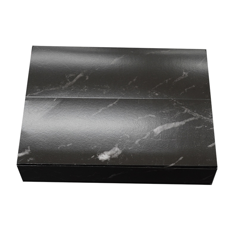 エフピコチューパ 仕出し弁当容器 紙ボックス エコ折蓋 70-55 FSM 黒大理石 50枚/袋(ご注文単位6袋)【直送品】